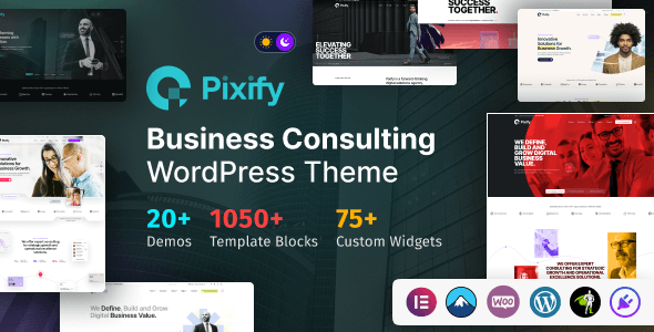 Pixify – Business Consulting WordPress Theme