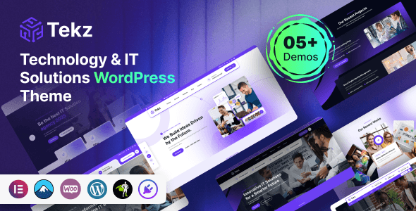 Tekz – Technology & IT Solutions WordPress Theme