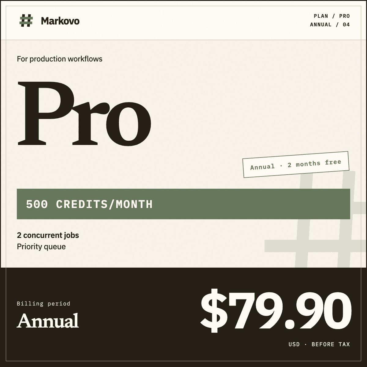 Markovo Pro