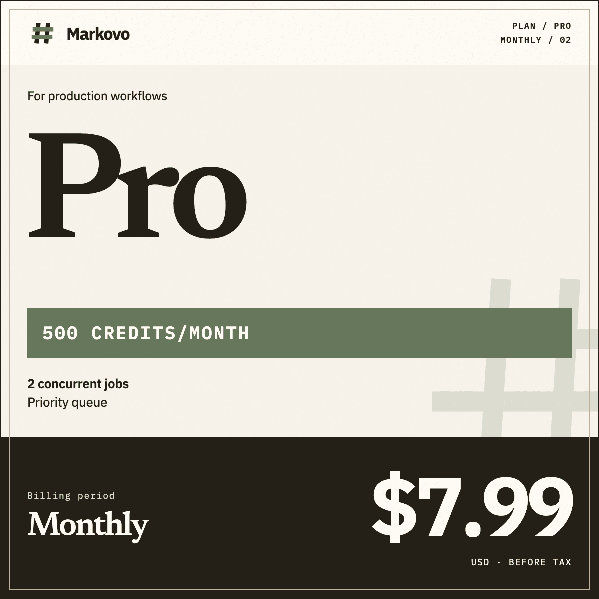 Markovo Pro