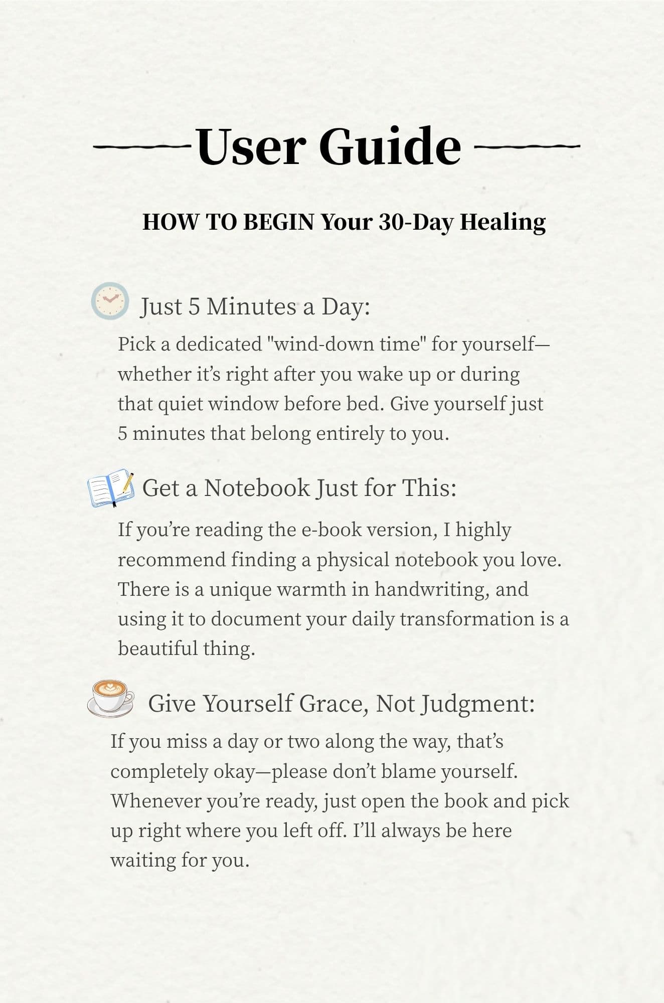 30 Day Healing Challenge