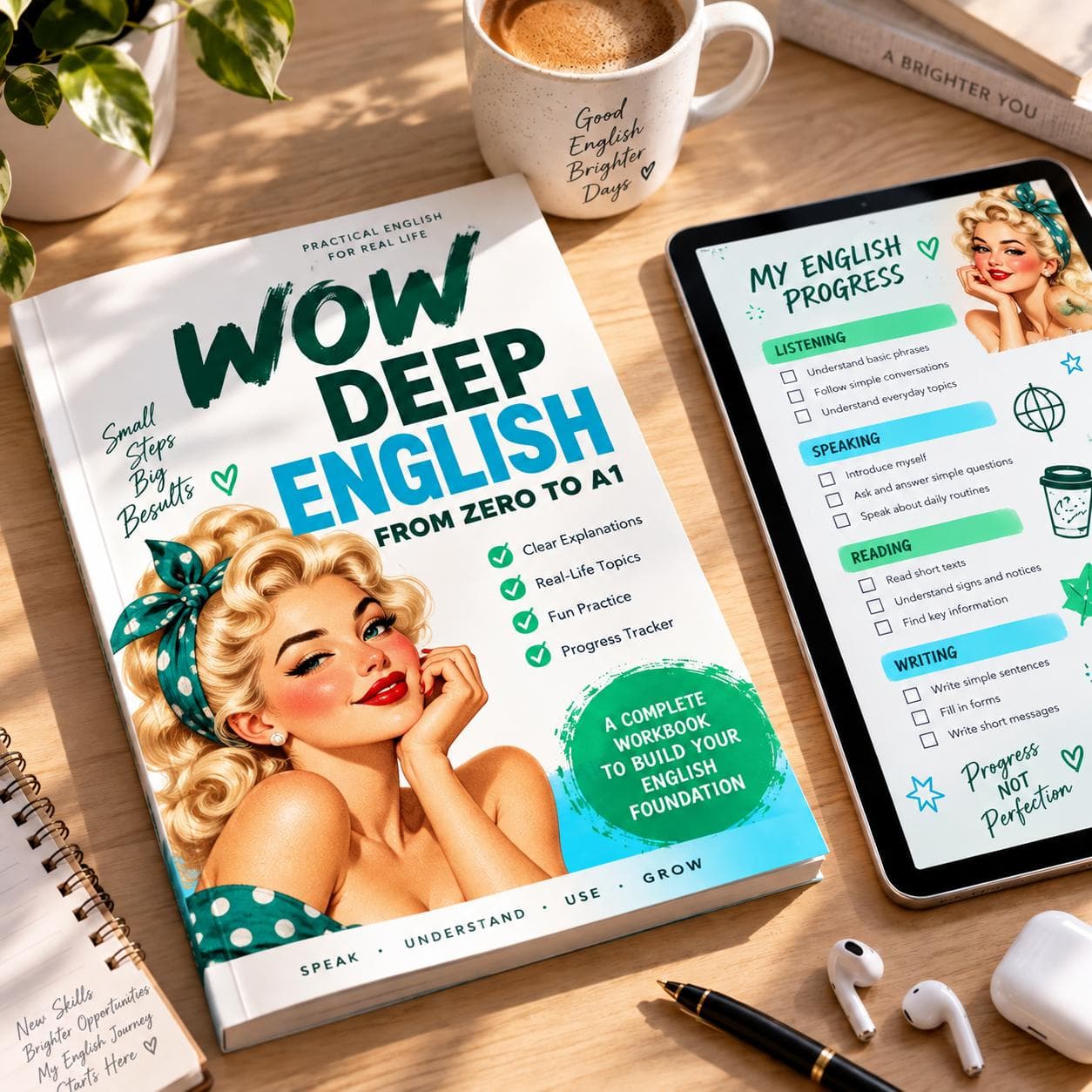 Wow Deep English: From Zero to A1