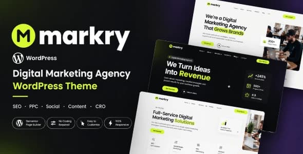 Marrky – SEO & Digital Marketing Agency WordPress Theme