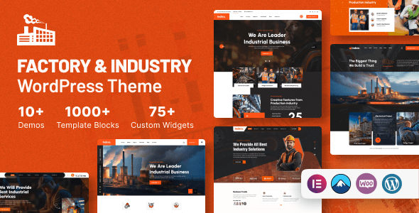 Indsro – Factory & Industry WordPress Theme