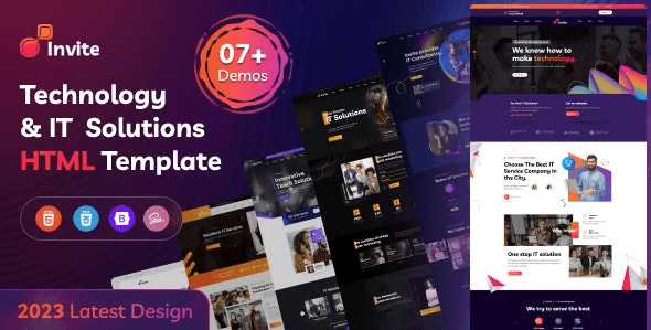 Invite – IT Solutions & Technology HTML Template