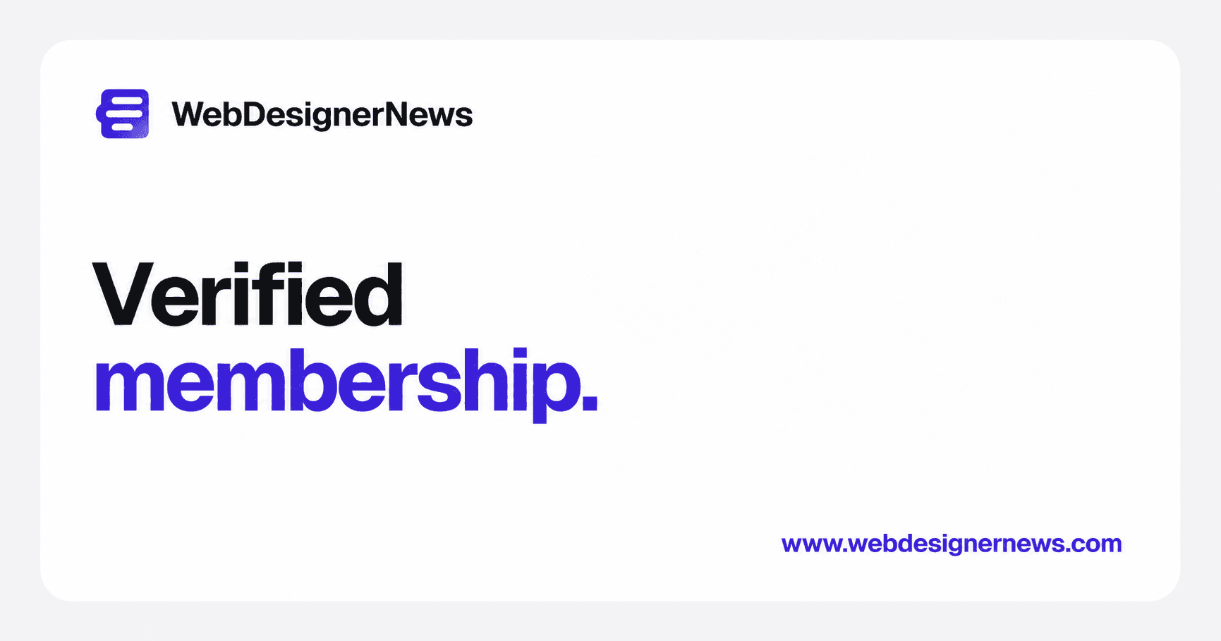Verified membership