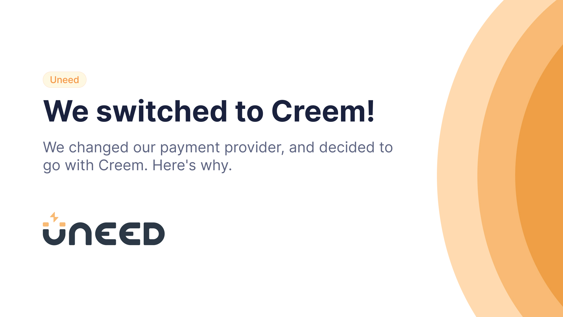Uneed Customer Story | Creem